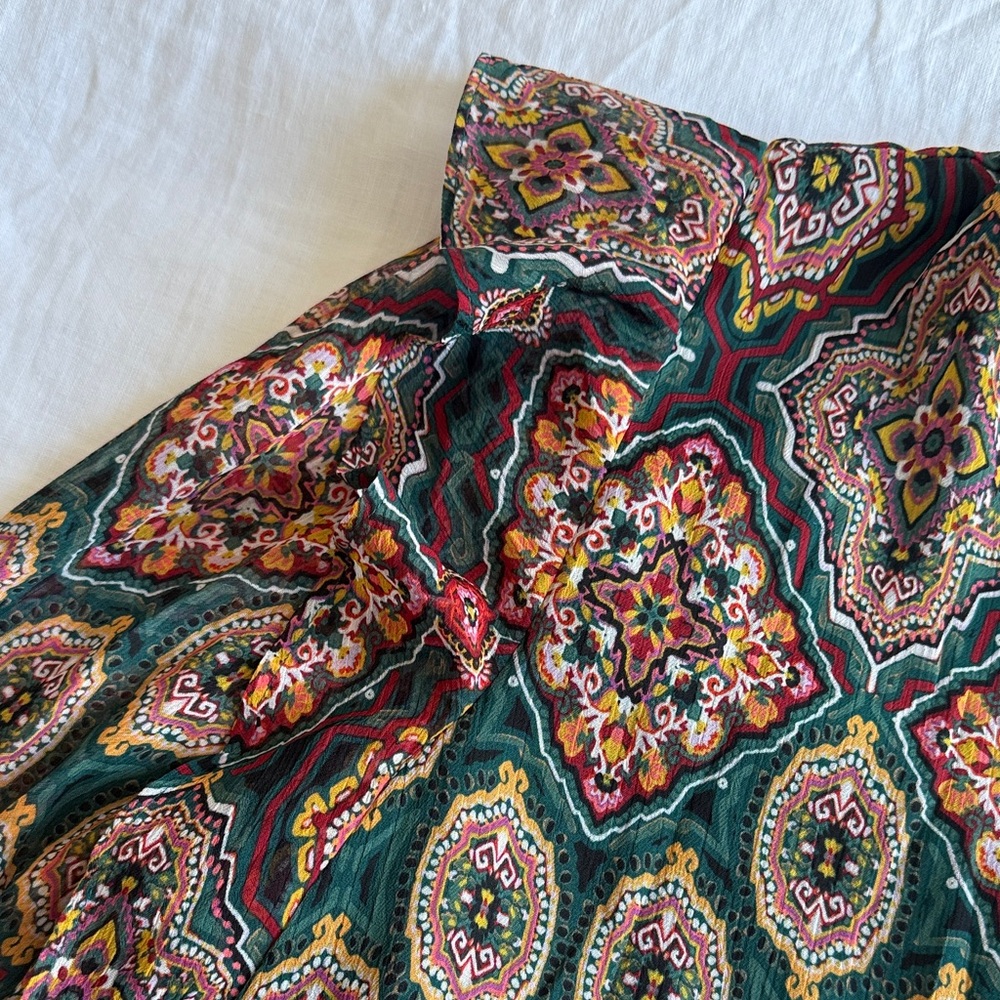 LOFT Multicolor Patterned Blouse - Picture 4 of 6